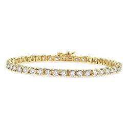 Seraph Whisper Poise Diamond Tennis Bracelet