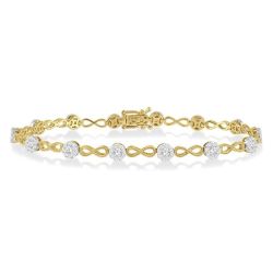 Shine Bright Diamond Infinity Link Bracelet