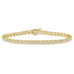 Calla Radiance Symphony Tulip Diamond Tennis Bracelet