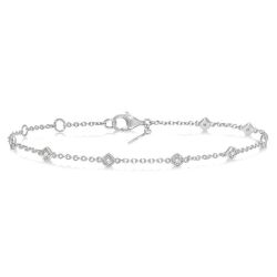 Alicia Diamond Station Chain Bracelet