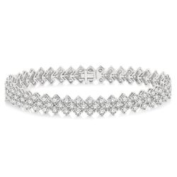 Celestia Vista Fable Chevron Diamond Tennis Bracelet