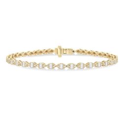 Marquise Shape Fusion Diamond Bracelet