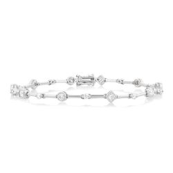 Mixed Shape Diamond Bracelet