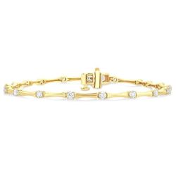 Diamond Fashion Bamboo Bracelet