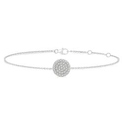 Circle Petite Diamond Fashion Bracelet