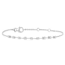 Floating Diamond Fashion Chain Bracelet