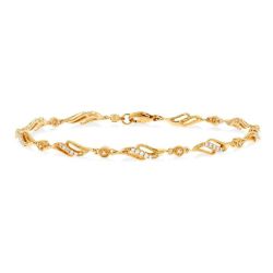 Calypso Silhouette Eclipse Diamond Fashion Bracelet
