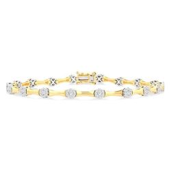 Shine Bright Diamond Fashion Bamboo Bracelet