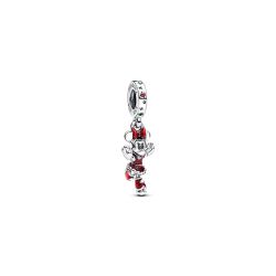 Minnie Mouse Ice Skating Dangle Charm
