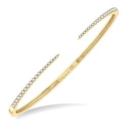Claw Cuff Diamond Open Bangle
