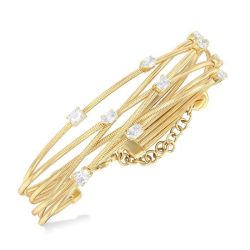 Mixed Shape Diamond Fashion Bangle