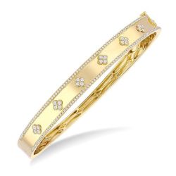 Clover Diamond Fashion Bangle