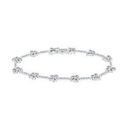 Diamond Blutterfly Silhouette Bracelet