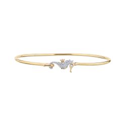 Diamond Sea Horse Bangle