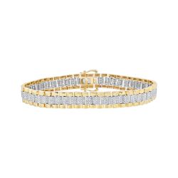 Diamond Men's Link Bracelet