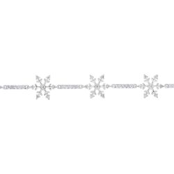 Diamond Snowflake Bracelet