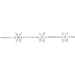 Diamond Snowflake Bracelet