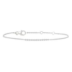 Silver Diamond Fashion Chain Bracelet