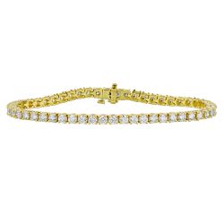 Diamond Round Tennis Bracelet