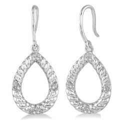 ArVerXe LinVerVio 14K White Gold Diamond Earrings