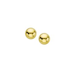 14k Yellow Gold Ball Earrings