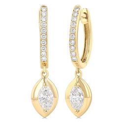 VelIonLys 14K White Gold Diamond Fashion Earrings