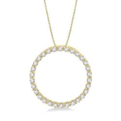 Victoire Grandeur Circle Diamond Pendant