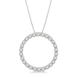 Lilith Lustre Circle Diamond Pendant