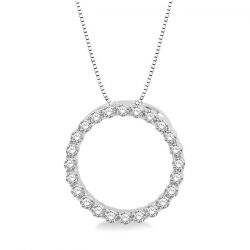 Circle Diamond Pendant