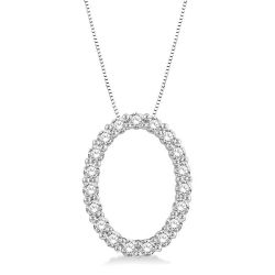 Luna Zaira Oval Shape Diamond Pendant