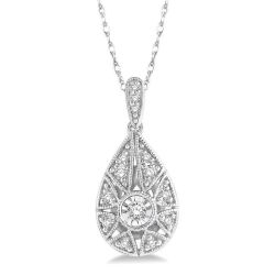 Pear Shape Diamond Pendant