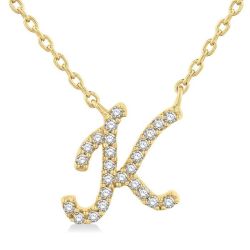 Paragon Kaia Script 'K' Initial Diamond Pendant