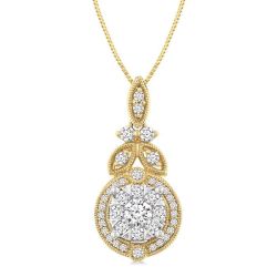 Seraph Victoire Round Shape Shine Bright Diamond Pendant