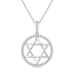Orion Tivoli Star Of David Diamond Fashion Pendant