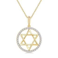 Artemis Ivy Star Of David Diamond Fashion Pendant