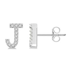LuxIonPho NoXeEl 14K White Gold Diamond Earrings