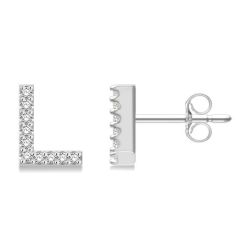 MirIsOn 14K White Gold Diamond Earrings