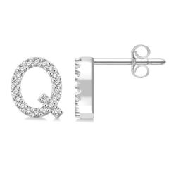 IsLinVer ElIonAr 14K White Gold Diamond Earrings