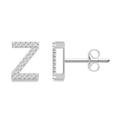 OraCaLo 14K White Gold Diamond Earrings