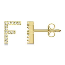 MirPhoAr MirXeLys 14K White Gold Diamond Earrings