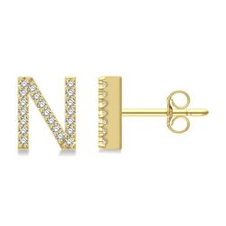 CaCaSol 14K White Gold Diamond Earrings