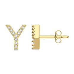 LoArAr 14K White Gold Diamond Earrings