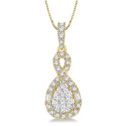 Pear Shape Shine Bright Diamond Pendant