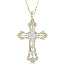Sundew Starling Cross Shine Bright Diamond Fashion Pendant