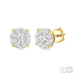 Shine Bright LysVerLo 14K White Gold Diamond Earrings
