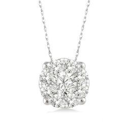 Hera Round Shape Shine Bright Essential Diamond Solitaire Pendant