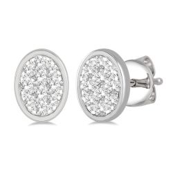 SolXeIon RaAeRa ValCaZen 14K White Gold Diamond Earrings