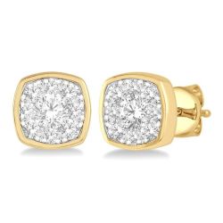 Shine Bright MirPho 14K White Gold Diamond Earrings