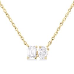 Bramble Vale Toi Et Moi Diamond Fashion Pendant