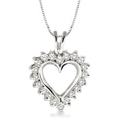 Ultramarine Zephyr Heart Shape Diamond Fashion Pendant